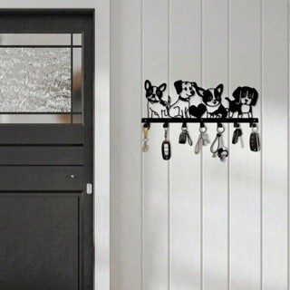 HELLOYOUNG Vintage Metal Dog Wall Art Self-Adhesive Pet Deco…