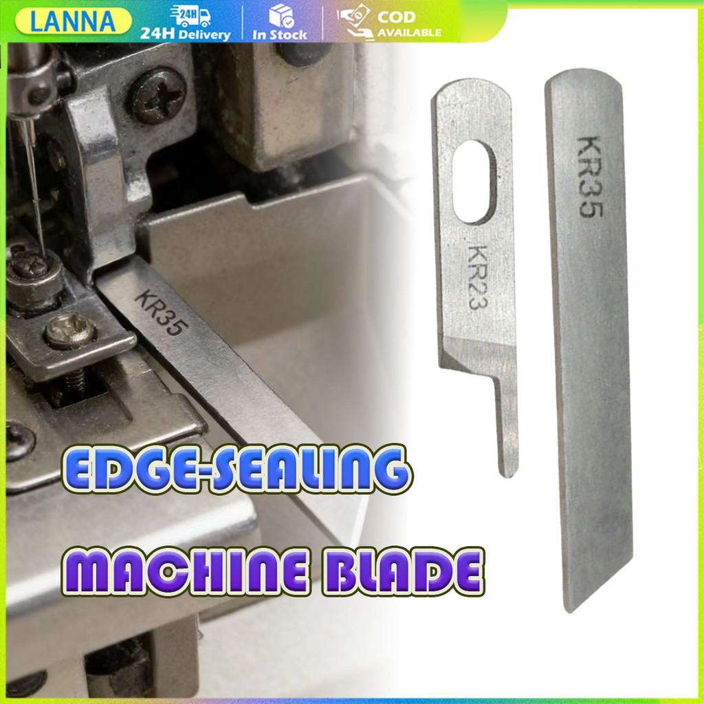 ร้านอยู่ที่ไทย ใบมีดจักรโพ้ง สำหรับเครื่อง747 ใบมีดบนKR23 ใบมีดล่างKR35 อุตสาหกรรม 4เส้น อุปกรณ์เสริ
