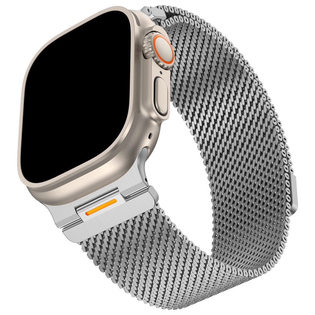 不 Terida钢 磁 吸水 表带 容 Apple Watch Ultra 3 2 iWatch Series 11 10 SE环