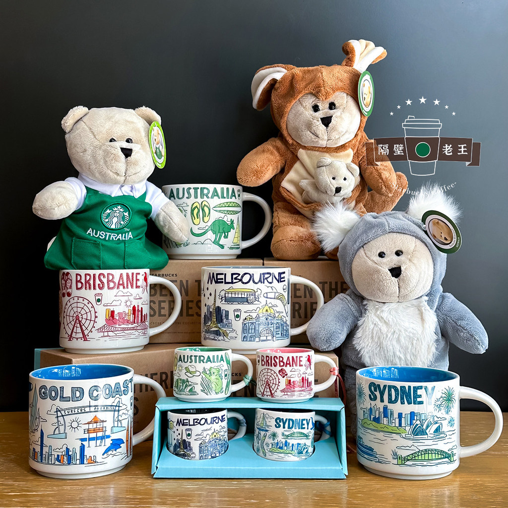 Starbucks Coffee City Australia Kangaroo Koala Bear BTS แก้วเซรามิคฉนวนกันความร้อนของที่ระลึก