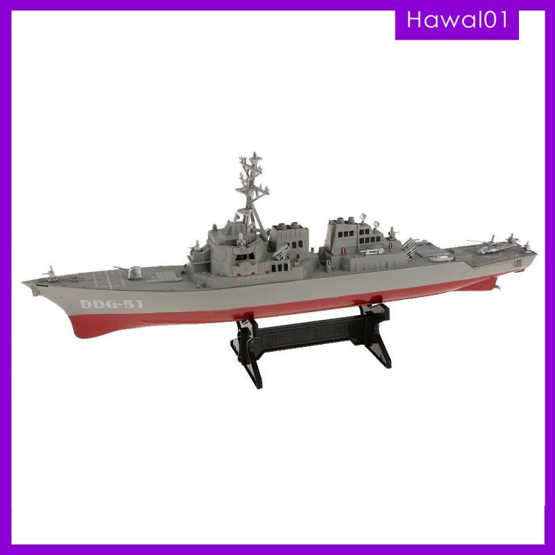 [ฮาวาย] 1:350 Scale พลาสติกรุ่น USS Burke DDG-51 ของขวัญสะสมสําหรับเด็กและผู้ใหญ่