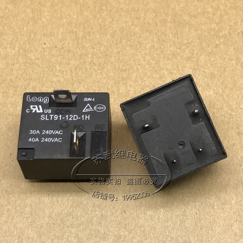 (ของแท้/1PCS) SLT91-12D-1H เครื่องปรับอากาศเครื่องทําน้ําอุ่นเครื่องใช้ในบ้าน high current รีเลย์ 12