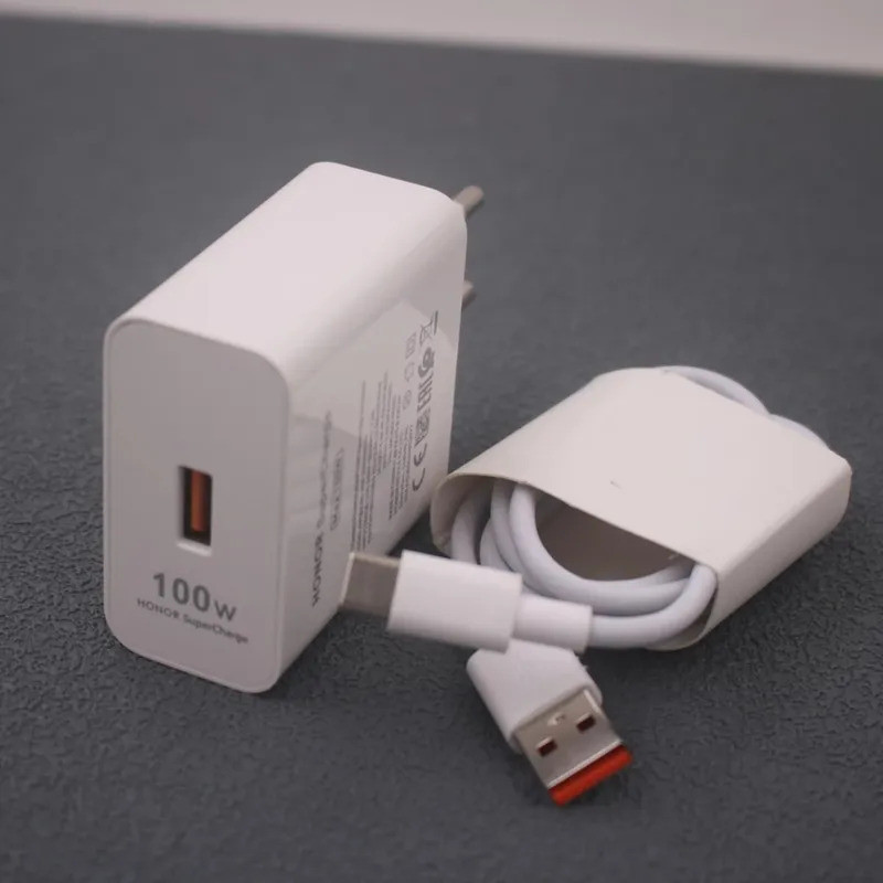 Honor Magic 7 6 5 Pro 100W EU SuperCharge Wall Power Adapter Fast Charging สําหรับ Honor Magic V3 V5