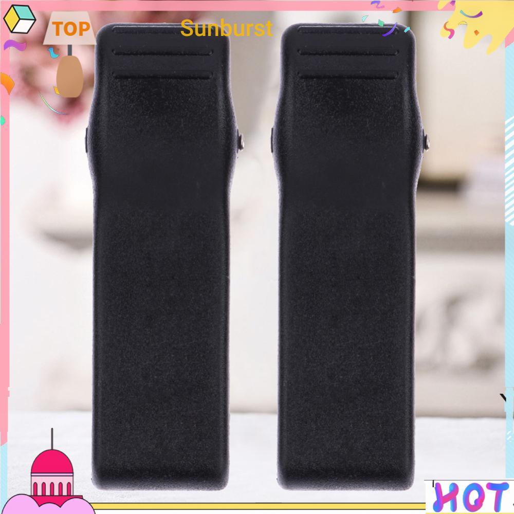 2pcs กลับ Cip วิทยุ Accesories Walkie Talkie เข็มขัดคลิปเข็มขัดเปลี่ยนสําหรับ Motorola GP-88 GP-68 G