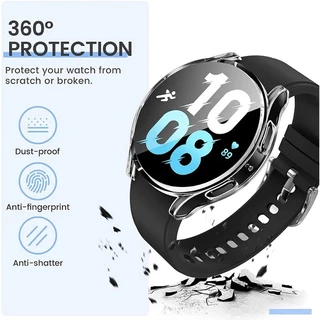 SAMSUNG เคส ทีพียู แบบนุ่มสําหรับ ซัมซุง กาแลคซี นาฬิกา7/6/5/4 44 มม.40 มม.เต็มป้องกันการตกหน้าจอเปลือกป้องกันสําหรับนาฬิกา 7 ฝาคร