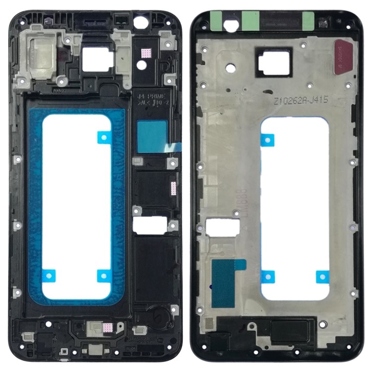 สําหรับ Galaxy J4+ / J415 แผ่นกรอบ LCD ด้านหน้า (สีดํา)