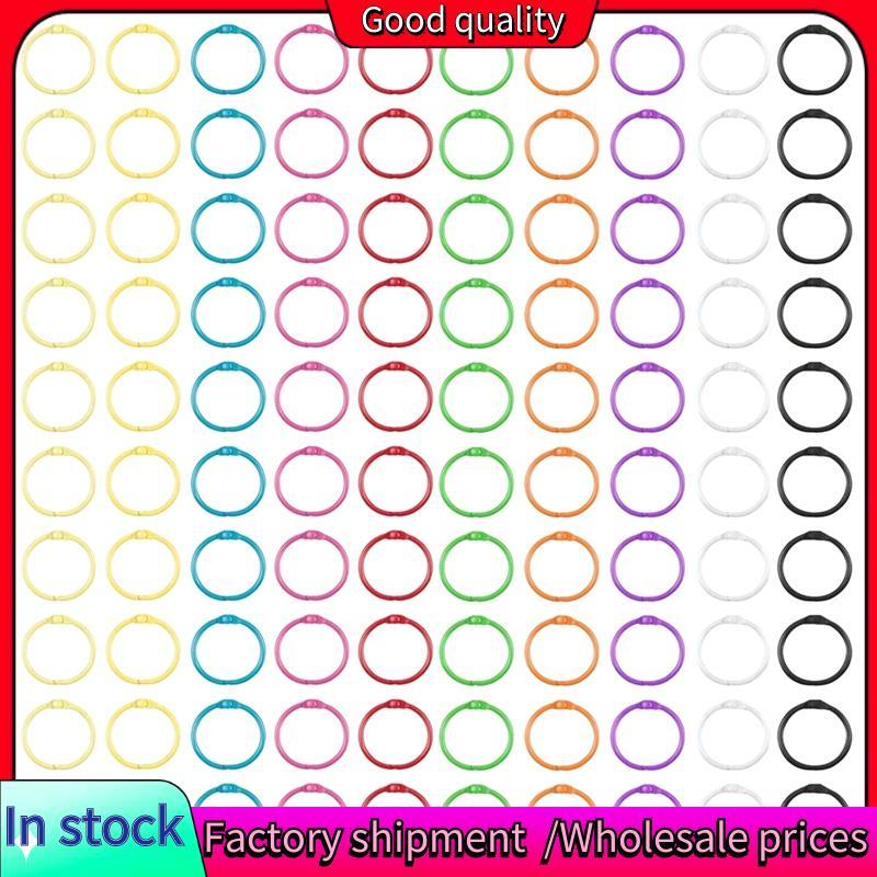 Stock-Key Rings Binder แหวนสําหรับดัชนีการ์ดโน้ตบุ๊ค,พวงกุญแจ Key Rings Binder แหวนสําหรับสํานักงานโ