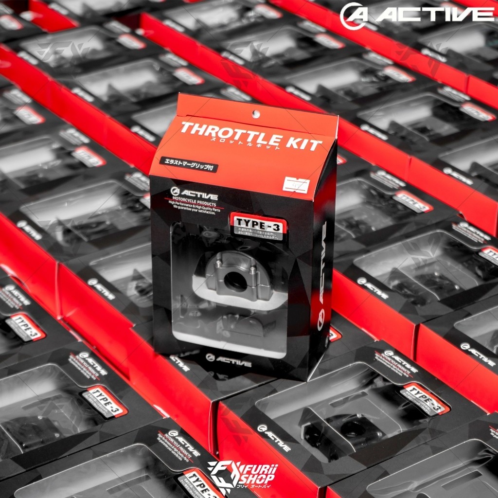 ประกับคันเร่ง  Active Type 3 Japan แบบ 2 สาย+ประกับ+ไส้เร่ง แท้100% เพจ Active Thailand by FURiiSHOP