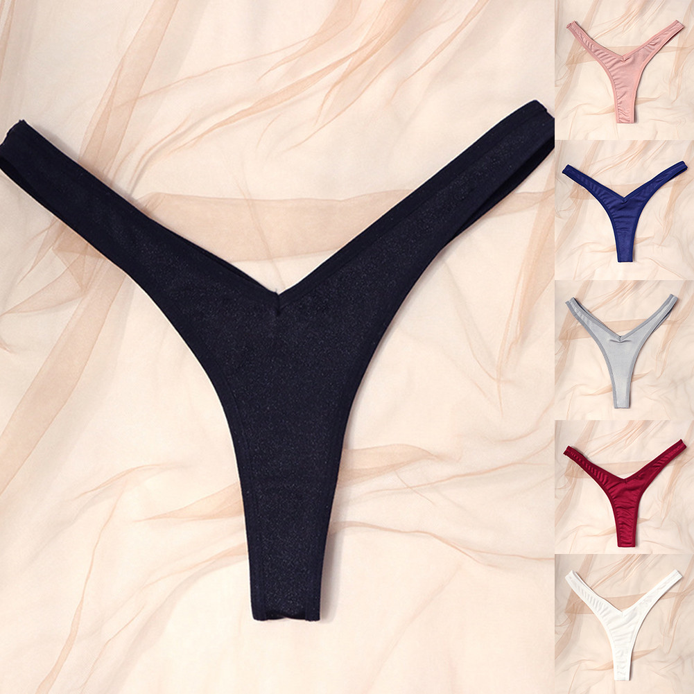 V เอวเซ ็ กซี ่ กีฬา Thongs G-string กางเกงชั ้ นในเอวต ่ ําชุดชั ้ นใน Knicker T กางเกง