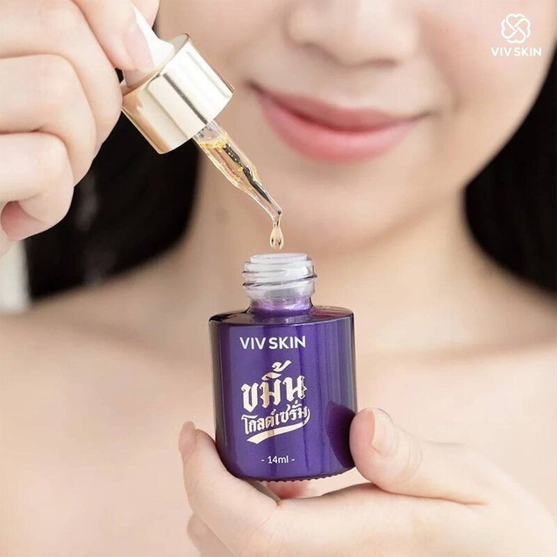 VIV SKIN Kamin Gold Serum 14ml ขมิ้นโกลด์เซรั่ม วิฟสกิน. — صورة 5