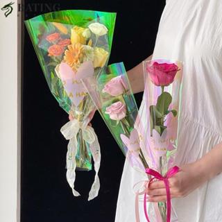 RATIN 30 ชิ้น Iridescent เดี่ยว Rose แขน, Love Heart DIY ดอก…