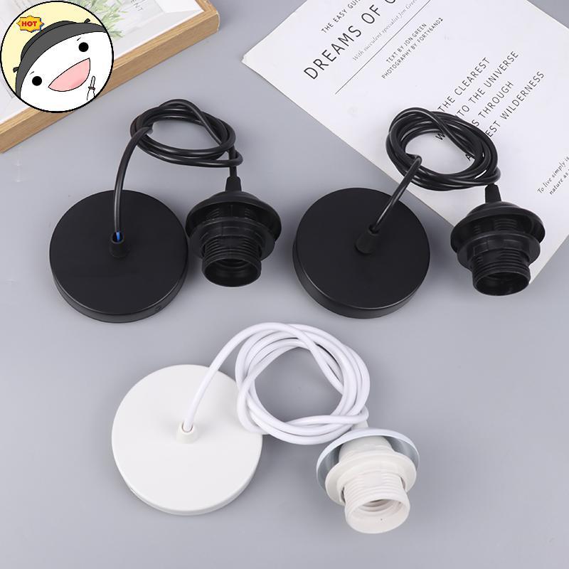 Lanf Retro E27 โคมไฟ 1 M/1.5 M ลวดโคมไฟเพดานผู้ถือซ็อกเก็ตโคมไฟฐานสําหรับจี้ไฟ EN