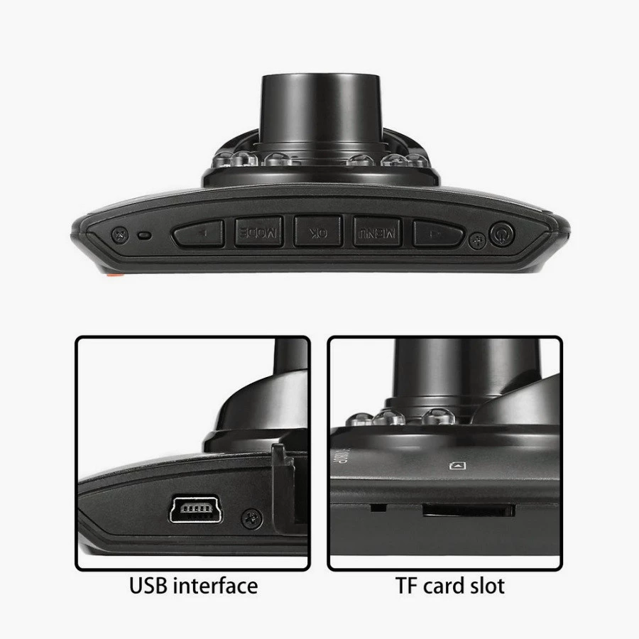 COD G30กล้องติดรถยนต์ FULL HD1080P ชัดมาก+ไฟอินฟาเรด IR 6 ดวง กล้องหน้ารถ กล้องติดรถ สว่างกลางคืน เมนูไทย thumbnail 9