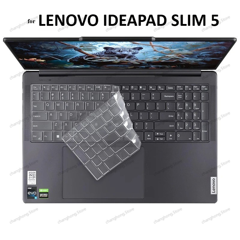 ซิลิโคนแป้นพิมพ์แล็ปท็อปผิวสําหรับ LENOVO IDEAPAD SLIM 5 16IRH10R (2025) 16IRH10 16AHP10 Yoga 7 7i 1