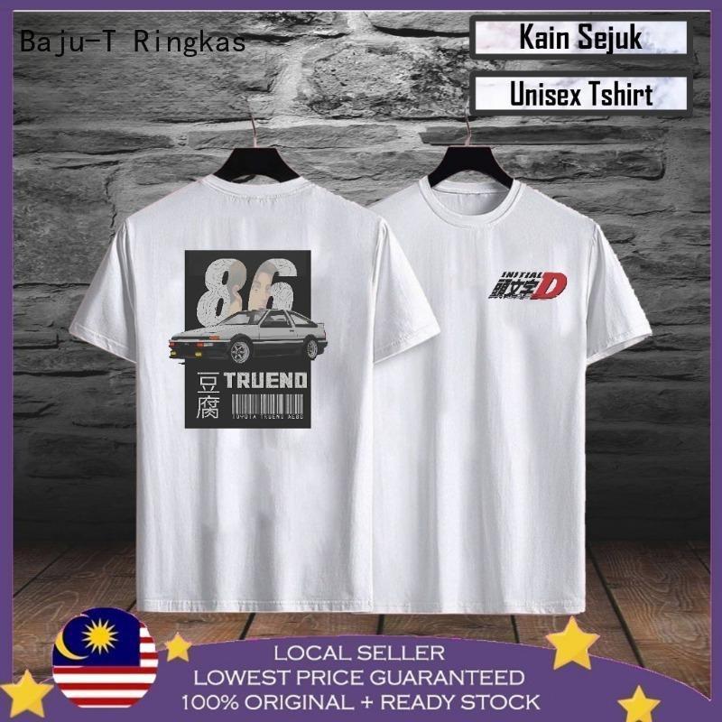 TOYOTA AE86 INITIAL D Viral เสื้อผ้าผู้ชาย เสื้อยืดผู้ชาย เสื้อผ้าผู้หญิง