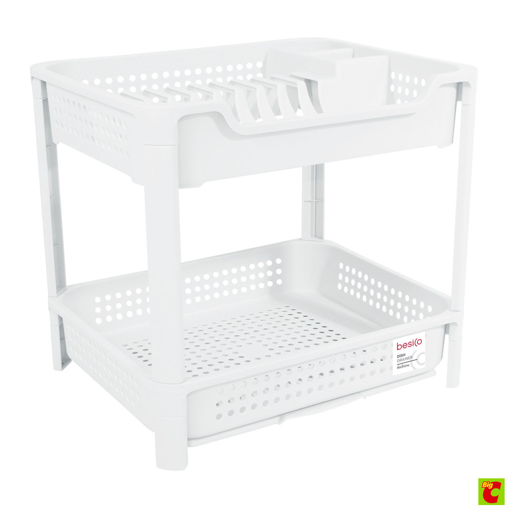 เบสิโค ที่คว่ำจาน 2 ชั้น รุ่น 3162