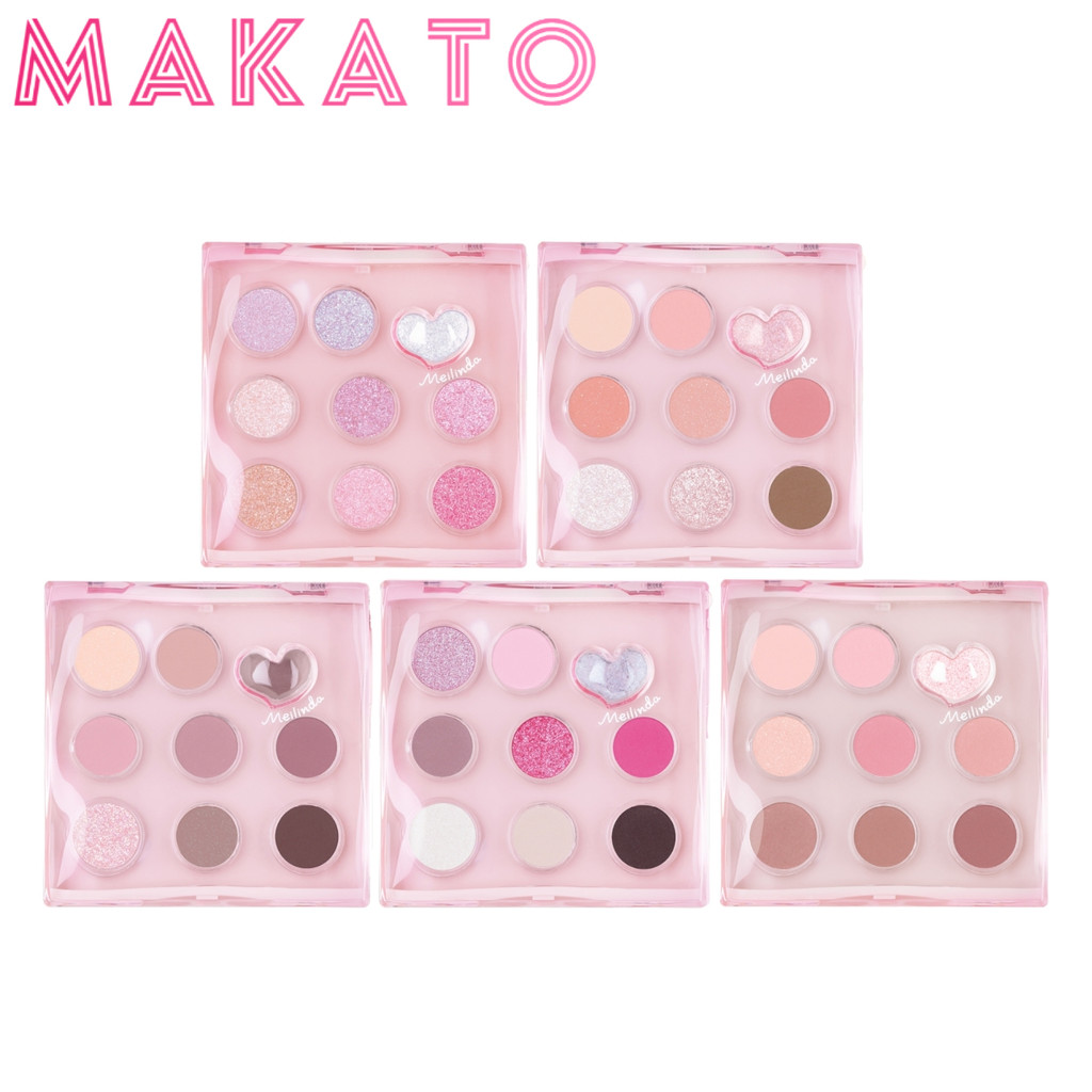 MEILINDA Chiffon Ribbon Eye Palette เมลินดา พาเลตต์ อายแชโดว์ ไม่เป็นฝุ่น เนื้อละเอียด เบลนด์ง่าย