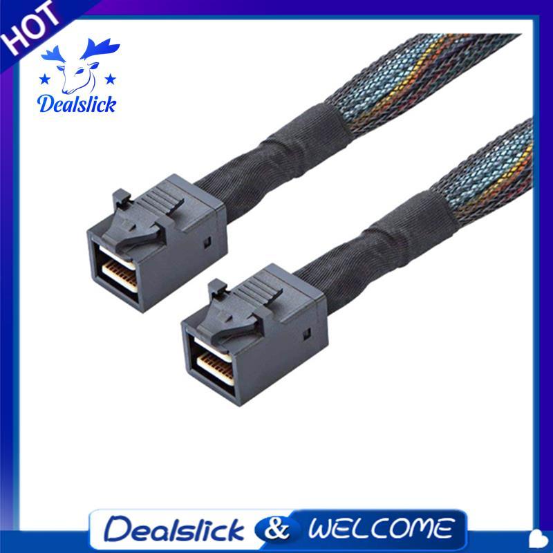 1m SFF-8643 Mini SAS HD Server เมนบอร์ด Backplane สาย SFF 8643 ถึง 8643 MINI SAS สําหรับคอมพิวเตอร์ฮ