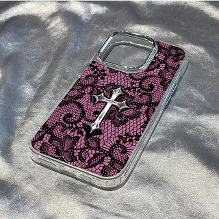 Dark Art Cross กรอบนุ่มเคสโทรศัพท์สําหรับ IPhone 17 16 Pro Max 15 14 13 12 11 XS X XR 7 8 Plus 16e SE2 Air กันกระแทก