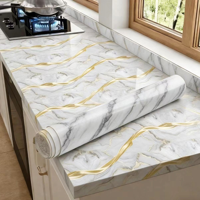 ทนอุณหภูมิสูง สติกเกอร์ครัว กันน้ำ น้ำมัน ทนไฟ ป้องกันการเปรอะเปื้ออุณหภูมิสูงและทำความสะอาดง่าย60*5Mสติ๊กเกอร์กันน้ำมัน - รูปที่ 2