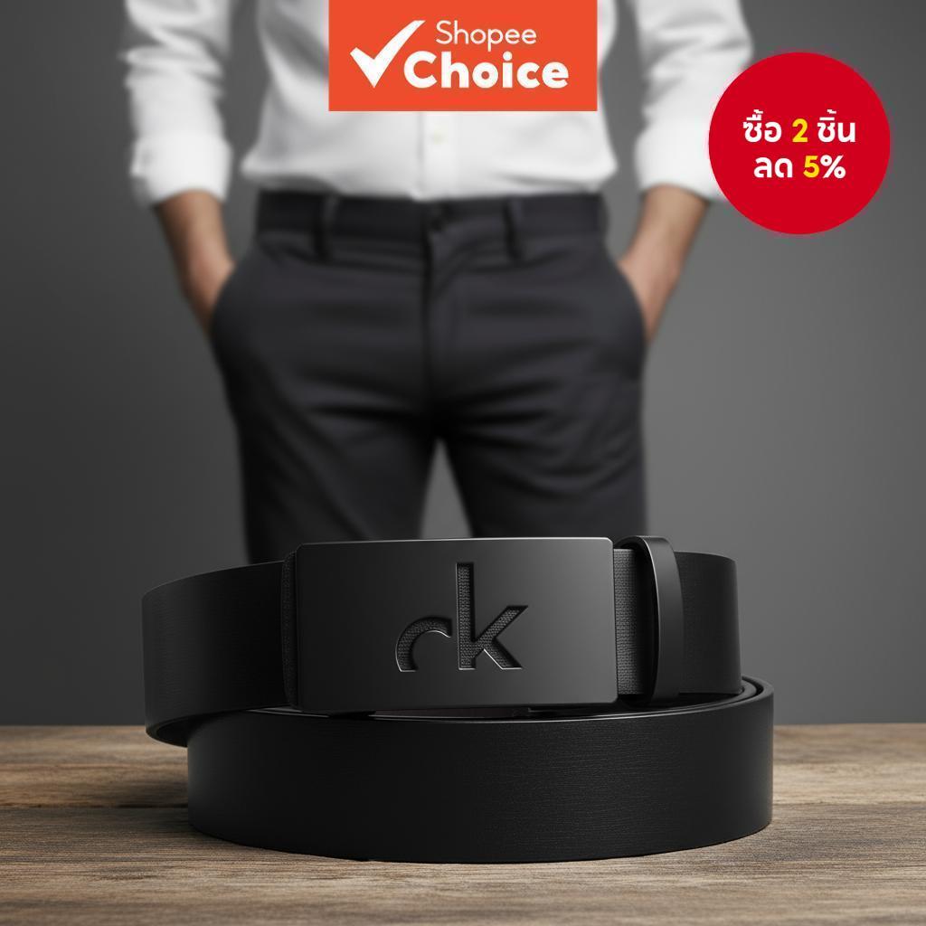เข็มขัดหนังผู้ชาย CKiruv พร้อมหัวเข็มขัดอัลลอยด์สังกะสี ปรับขนาดได้ สําหรับธุรกิจ ลําลอง สวมใส่ประจําวัน เป็นทางการ สินค้าขายดี 1 ชิ้น