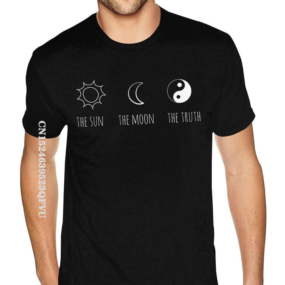 Creat Own The Sun The Moon The Truth Teen Wolf Tee Shirts Custom Cotton Boyfriend's  Black T-Shirts 