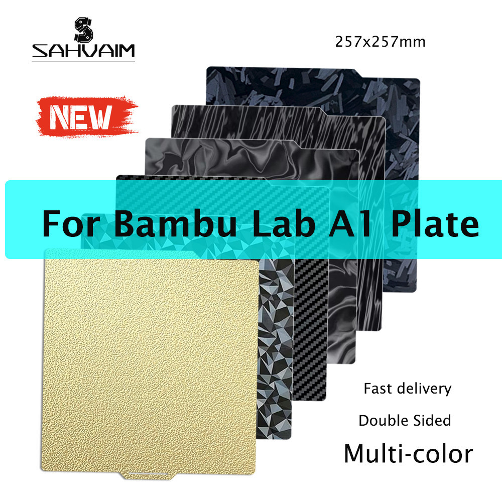 For Bambu Lab A1 Build Plate Smooth Carbon Honeycomb Textured A1 Upgrades Bambulabs Kit Printplate B