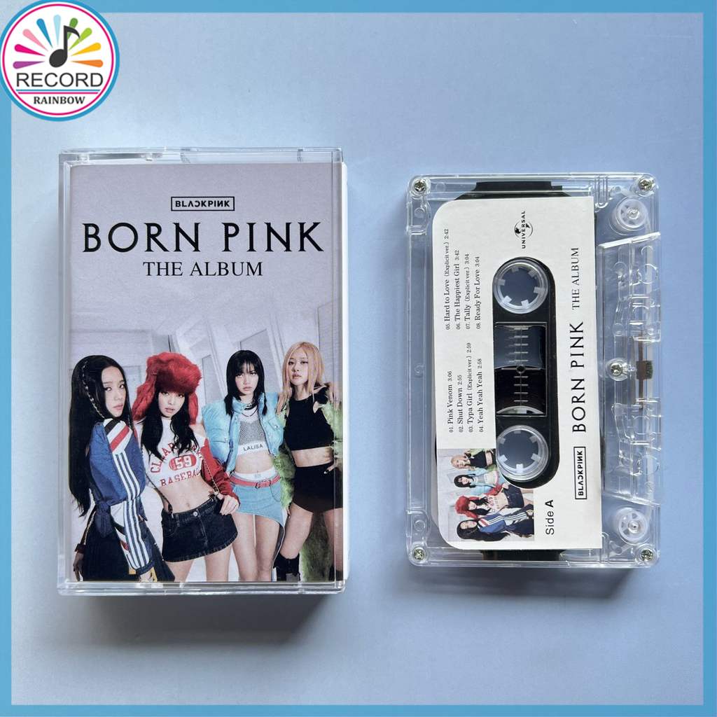 BLACKPINK Born Pink The Album jisoo jennie rose lisa Cassette Tape Brand New [Sealed] Original
