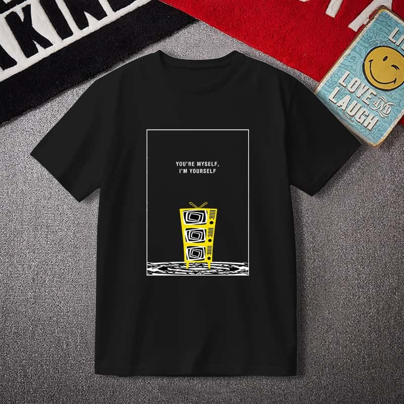 เสื้อยืด Persona 4 🖤 Yu Narukami Tshirt 🖤 เสื้ออนิเมะ/เกม JRPG ในตำนาน | ผ้าคอตตอน 100% Unisex สีดำส