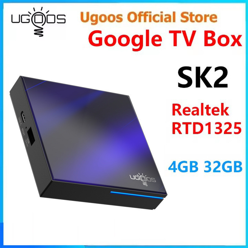 Ugoos SK2 Set-Top Box Streaming Media Player UHD WIFI6 Dolby Certification RTD1325 TVBOX