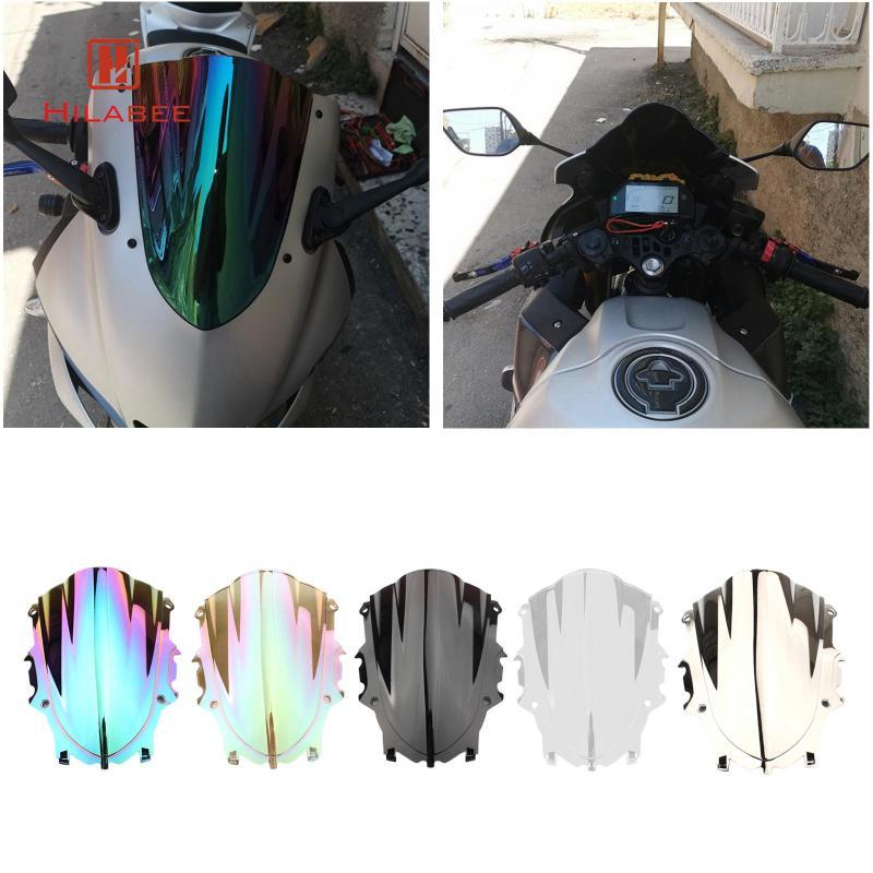 [UsusexaMY] Wind Shield Windshield Wind Deflector เหมาะสําหรับ Yamaha YZF R25 R3