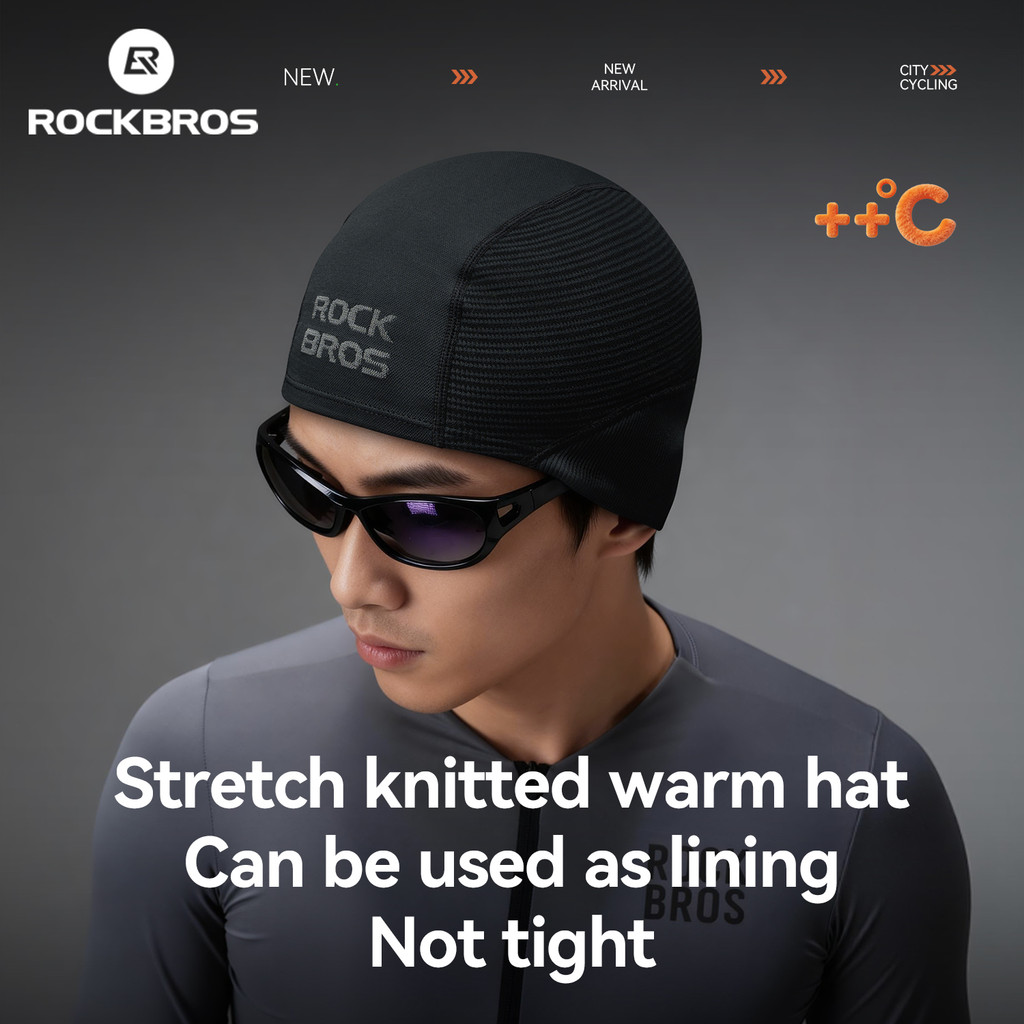 ROCKBROS Balaclava นุ่มและยืดหยุ่นสูง กันลม สำหรับเดินป่า เล่นสกี และขี่จักรยาน
