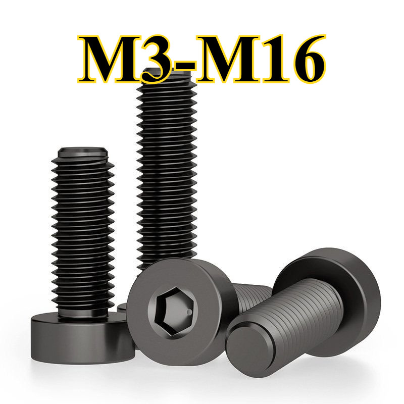 น็อตหัวจมบาง เกลียวมิล ตลอด  สกรู เกรด 12.9 /Hexagon Socket Head Cap Screws Low Head 12.9 DIN7984 M3