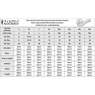 ZANZEA กระโปรง midi ดีไซน์เรียบหรูสำหรับทำงาน อกวี แขนกุด 3/4