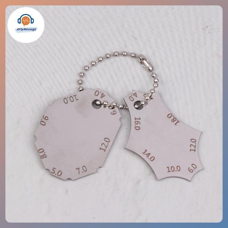 AFl เชื่อม Joint สองชิ้นวัด Fillet เชื่อมคอความลึกขาความยาวไม้บรรทัดเครื่องเชื่อมเครื่องมือตรวจสอบ T