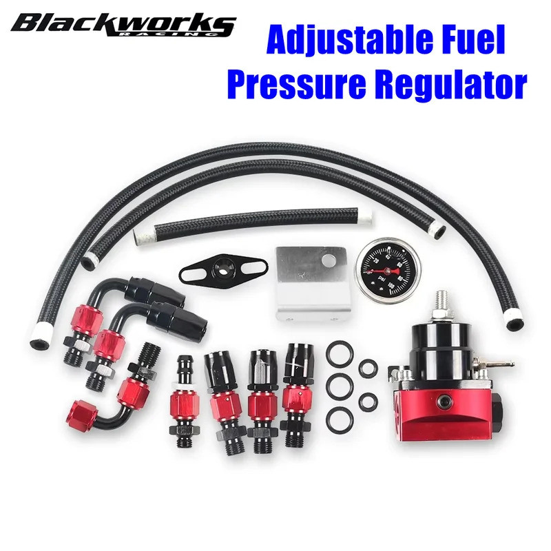 สําหรับ 7MGTE MKIII พร้อมอุปกรณ์สายท่อน้ํามัน 100psi Gauge Universal ปรับ FPR AN6 Fitting EFI การใช้