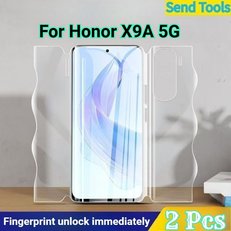 2 ชิ้น ฟิล์ม ฟิล์มกระจก Honor X9A 5G Soft Hydrogel Screen Protector สําหรับ Honor Magic 8 7 6 X9A 90 X9C X9B 200 Pro 4G 5G