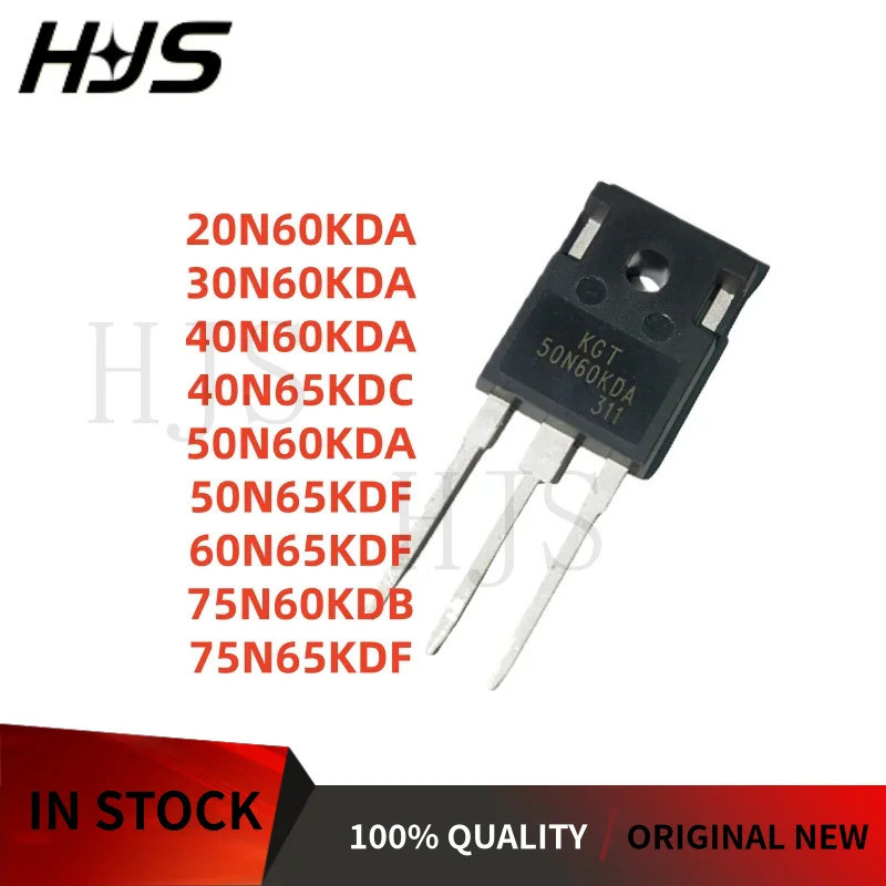 5PCS 20N60KDA 50N65KDF 50N60KDA 60N65KDF 75N60KDB 30N60KDA 40N65KDC 40N60KDA 75N65KDA 75N65KDF KGF20