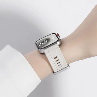 สายนาฬิกาซิลิโคนแบบดั้งเดิม for นาฬิกาอัจฉริยะ Huawei Watch Fit 5 4 3 / 5 Pro / 4 Pro สายสร้อยข้อมือแบบยางยืด ของประ