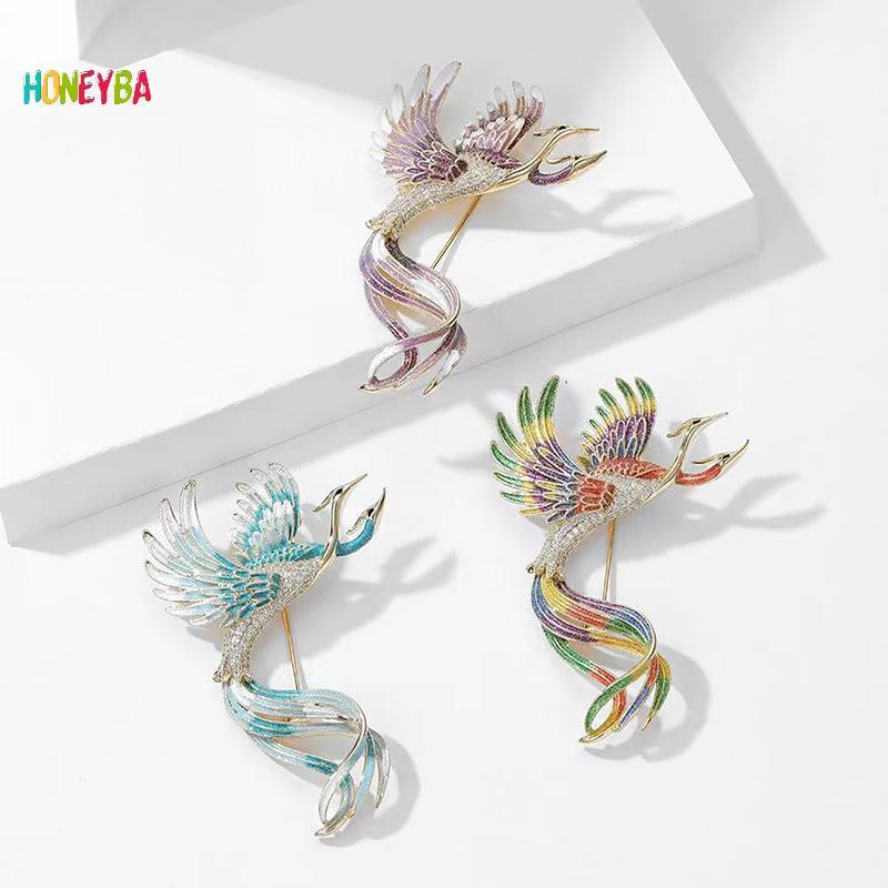 เข็มกลัดลายPhoenix สไตล์วินเทจ พร้อมเครื่องประดับแฟชัน เพิ่มความสวยงามให้ชุดของคุณ - รูปที่ 2