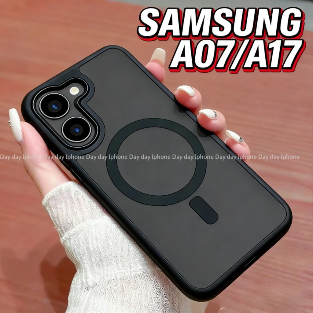 เคสผิวด้าน เคส For Samsung A37 A57 A07 A17 A06 A56 A54 A55 A16 A35 A26 A36 5G เคสสำหรับ แบบผิวด้าน รองรับ เคสมีแม่เหล็ก