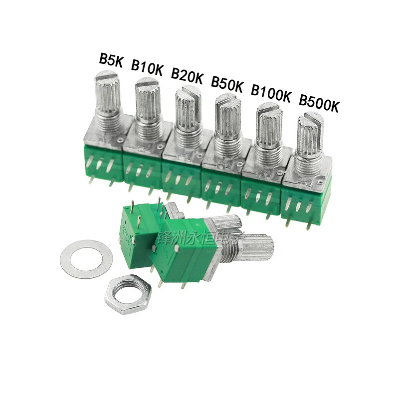 2-5PCS RV097NS RK097NS RK097N RK097G RK097N potentiometer B1K/5K/10K/20K/50K/100K/500K/1M