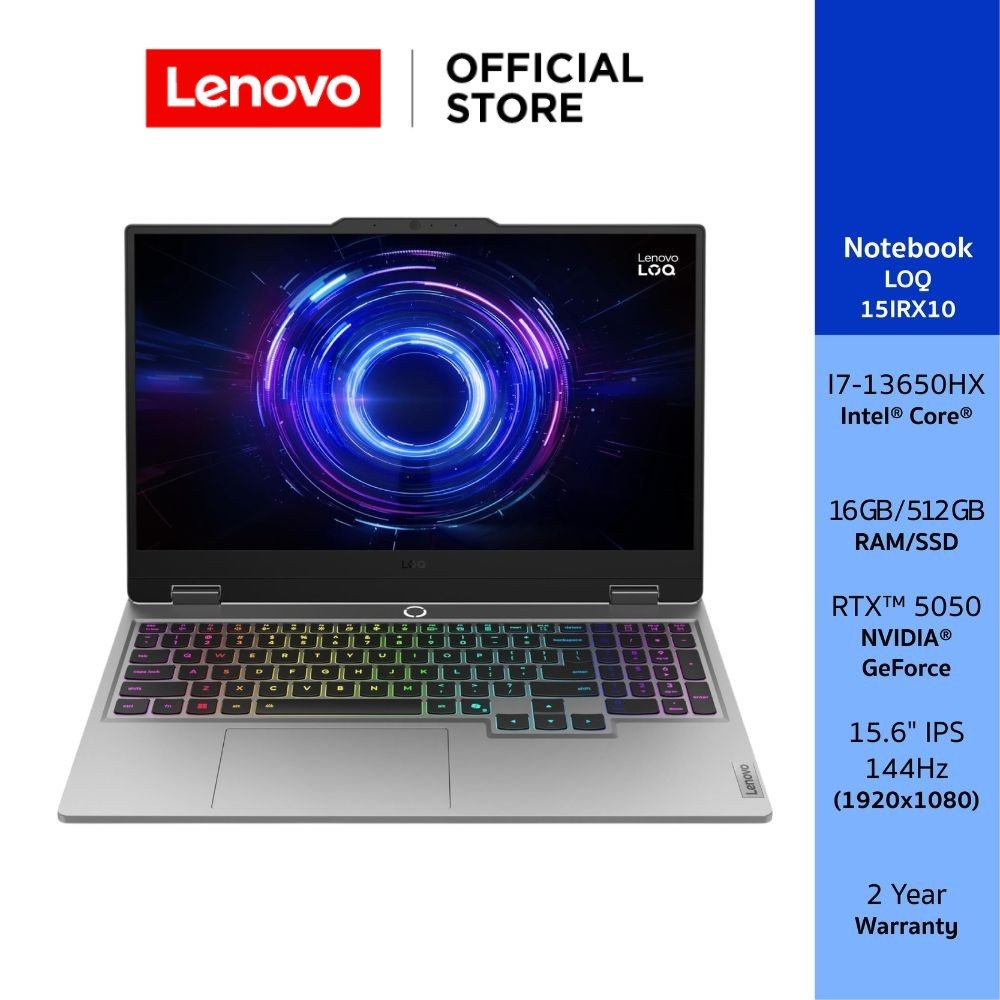 Lenovo LOQ 15IRX10(83JE00MGTA) Intel I7-13650HX Nvidia GeForce RTX 5050 15.6" IPS
