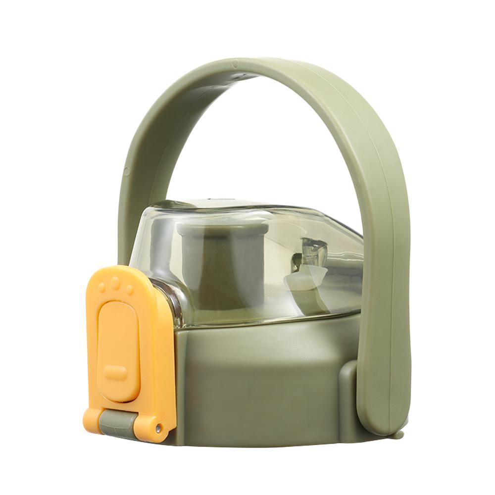 YUSENS 1 ชิ้นขวดฝาปิด, Therms Tumbber ถ้วยหมวก, Universal Splash Proof พร้อมที่จับถ้วยฝาปิดสําหรับ 1000/1200/1500/1800ml - รูปที่ 4