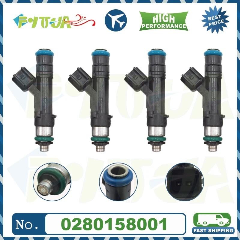 หัวฉีดน้ํามันเชื้อเพลิง 4 ชิ้น 0280158001 หัวฉีด Bico สําหรับ FORD-E-150 E-250 E-350 E-450 5.4L EXPE