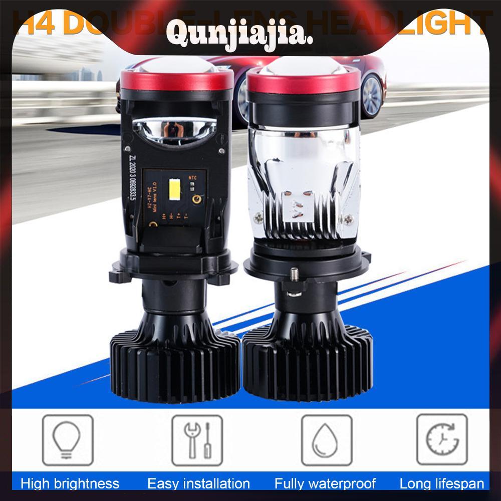 2 ชิ้น H4 หลอดไฟ LED ไฟหน้าพร้อมพัดลม 12V 24V Auto Car ไฟหน้ารถมอเตอร์ไซด์