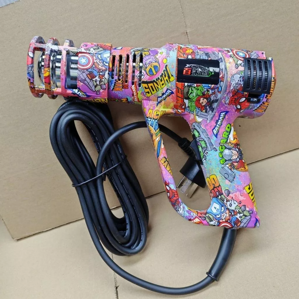 Graffiti Anti-Scalding เบเกอรี่ปืน 5 M Line รถฟิล์มเครื่องมือ High Power 2500W ฟิล์มเสื้อผ้ารถสี-แขวนฟิล์ม Sun Film
