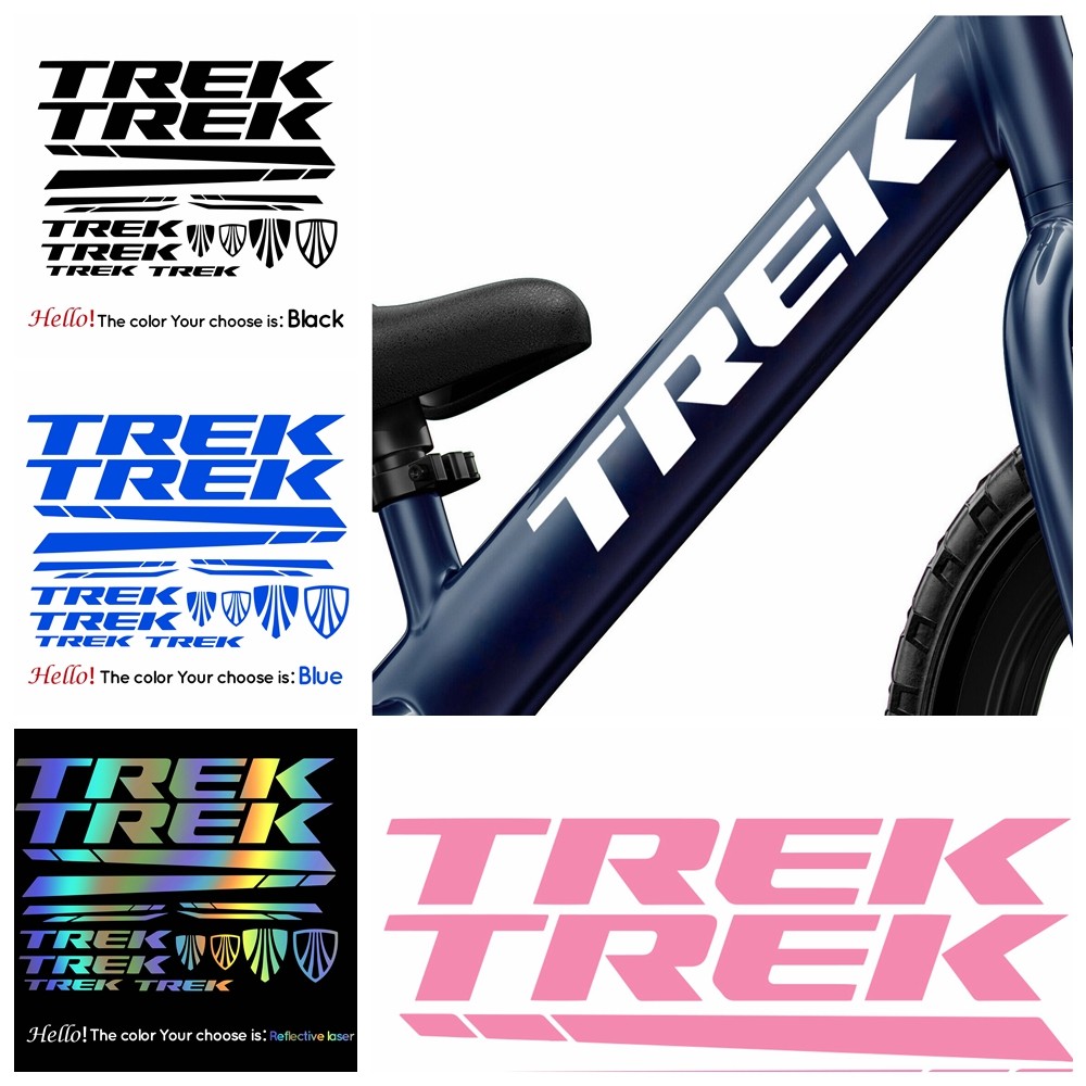 สติกเกอร์ไวนิล Trek สำหรับจักรยานเสือภูเขาและรถยนต์ ตกแต่งรถแบบเรียบหรู