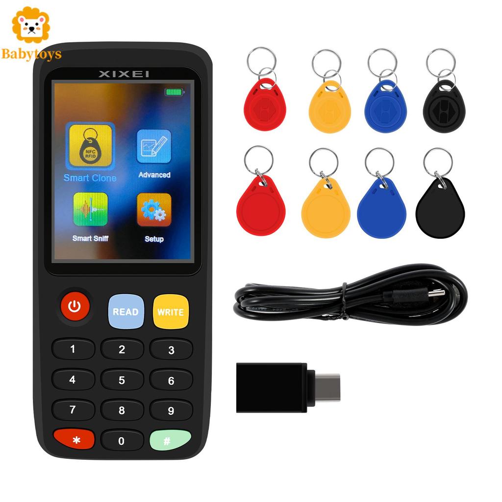 สมาร์ทการ์ด RFID เครื่องถ่ายเอกสารแบบพกพา 125 KHz ID Card Reader Writer 13.56 MHz IC Card Reader Writer SHOPSKC5588