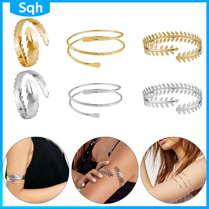 Bri Mental Upper Arm Bracelet Bracelet Simple Adjustable Armlet Armband ywr